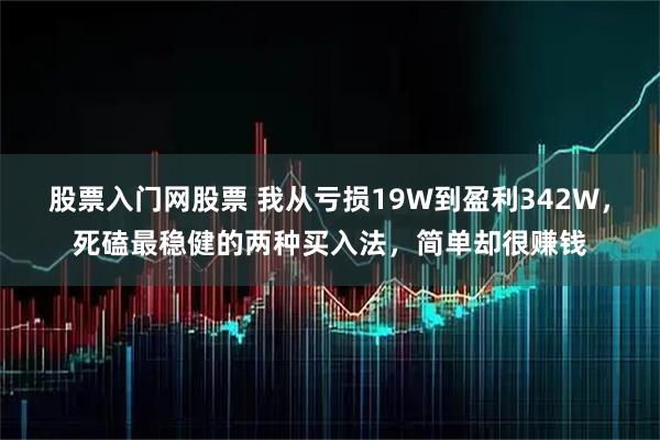 股票入门网股票 我从亏损19W到盈利342W，死磕最稳健的两种买入法，简单却很赚钱