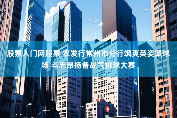 股票入门网股票 农发行常州市分行飒爽英姿聚球场 斗志昂扬备战气排球大赛